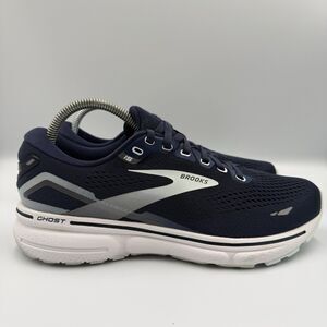 Brooks Ghost 15 Women's Size 9 B Blue White Running Shoes Sneakers 1203801B450